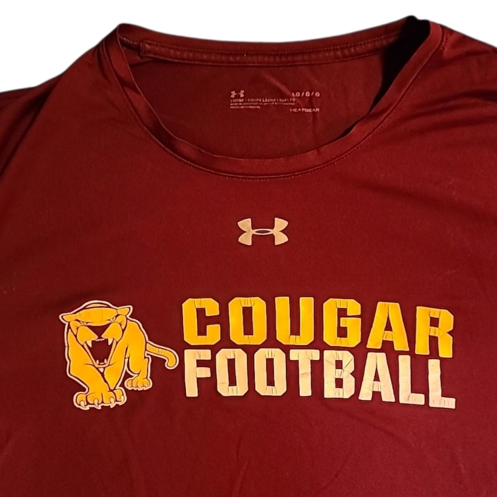 Washington State University Cougars Under Armour Heat Gear Mens Shirt